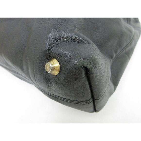 Chloe Bag Leather Shoulder Tote Victoria Black - Picture 5 of 11